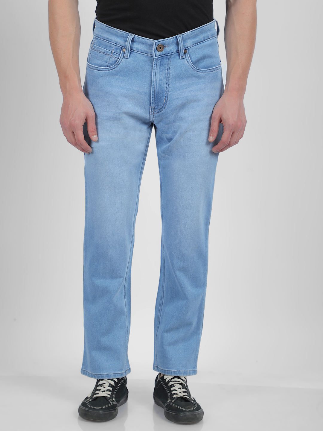 Numero Uno Men Faded Blue Jeans